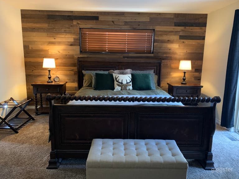  TimberWood Cabin Sexy and Romantic Master Bedroom  