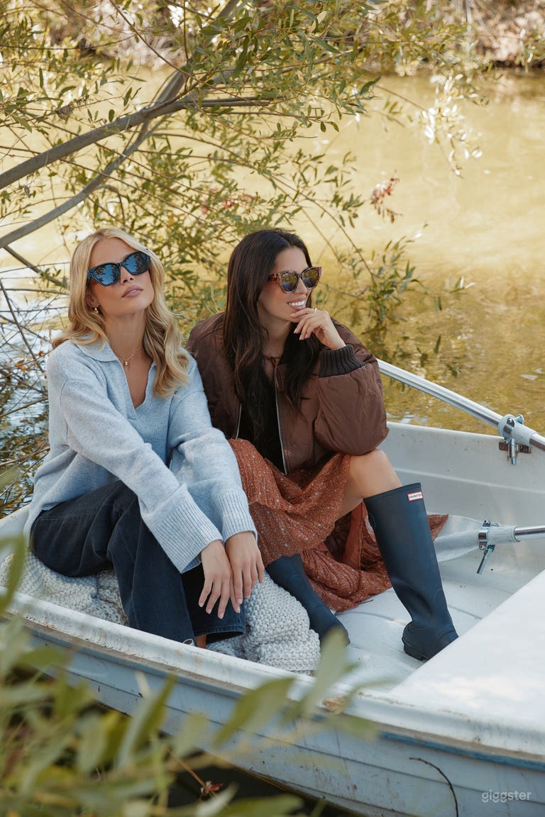  From our dock. You can also rent this rowboat. 