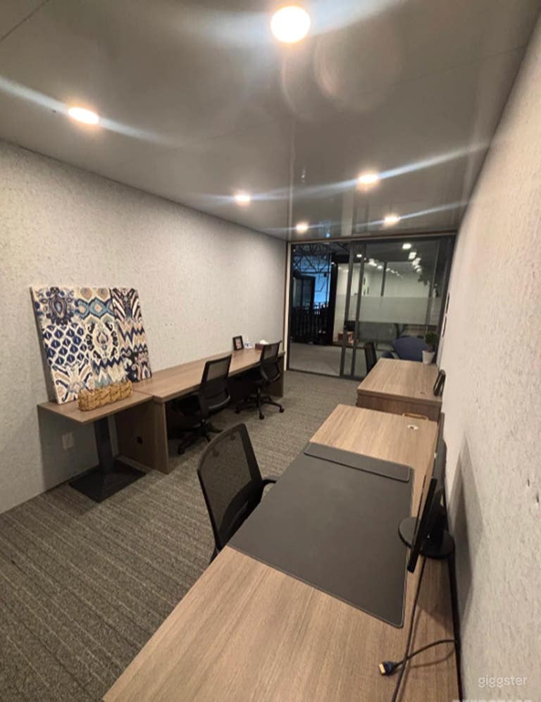  Large Shipping Container Style Office with Whiteboard Walls 