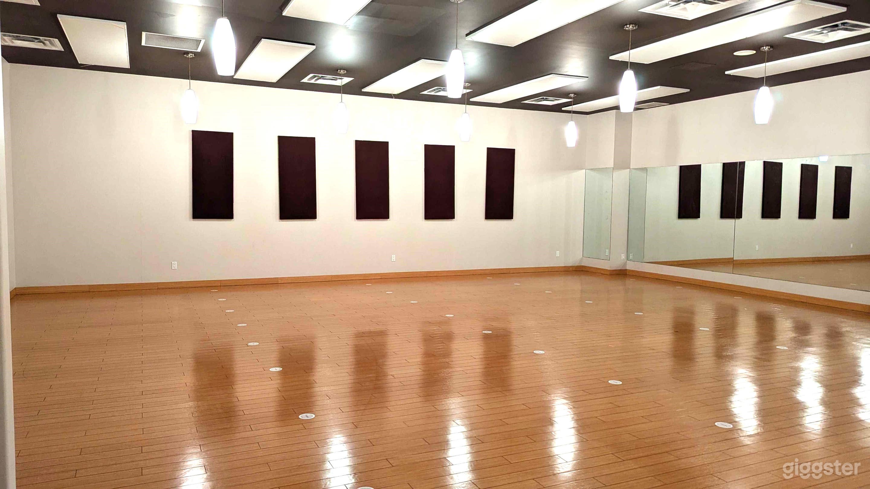 Acoustic Panels: Strategically placed soundproofing ensures optimal audio quality for recording and live sessions.