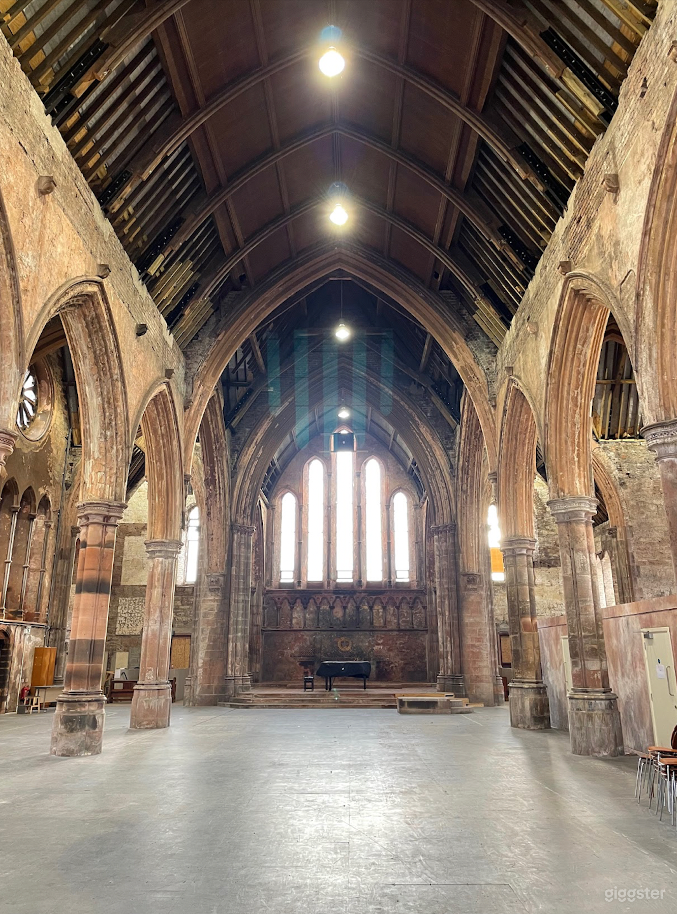 Inside Carlisle Memorial Church.