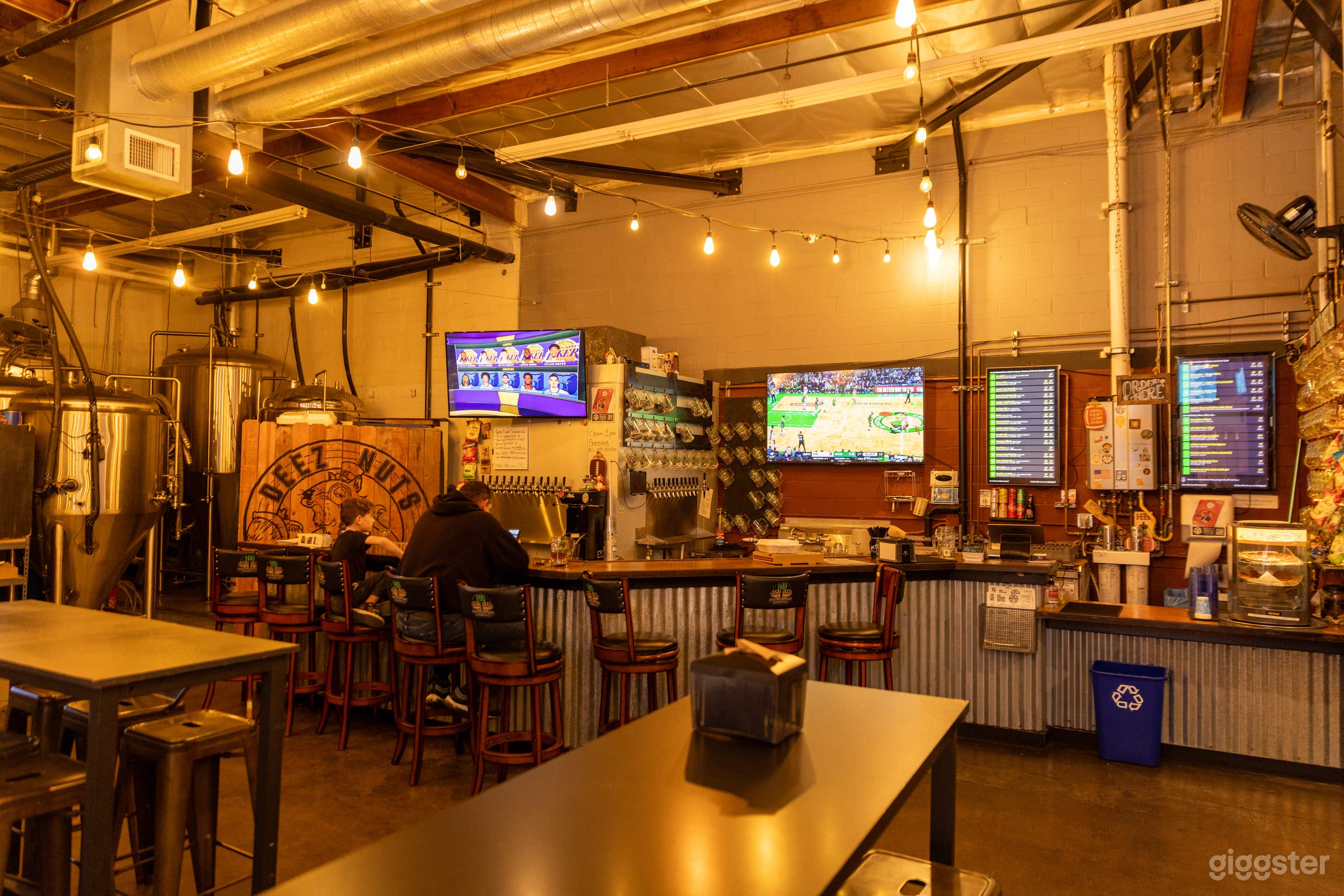 Bar Section + Brewery Equipment