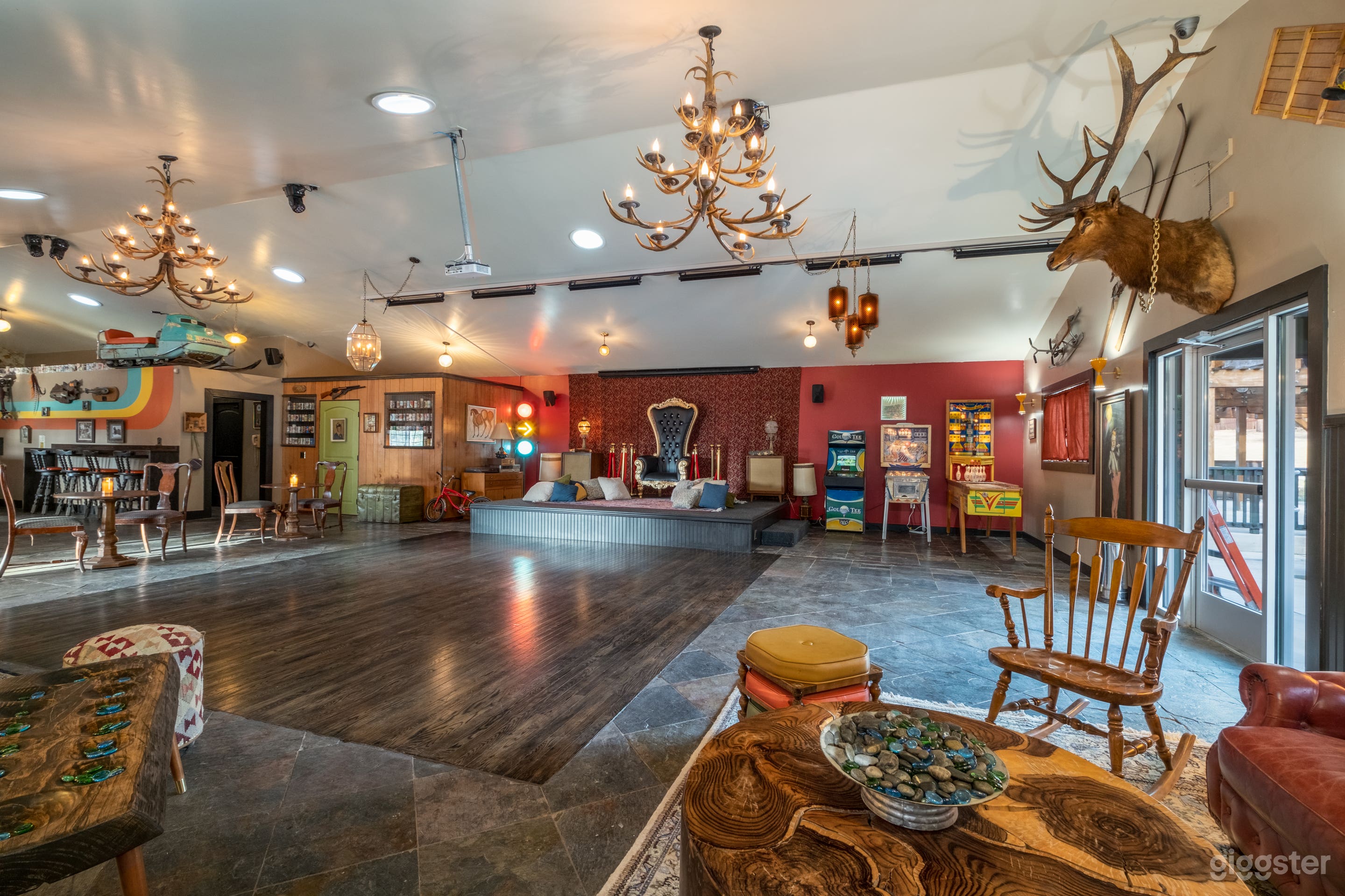 Bar/Event Space Dance Floor and Stage