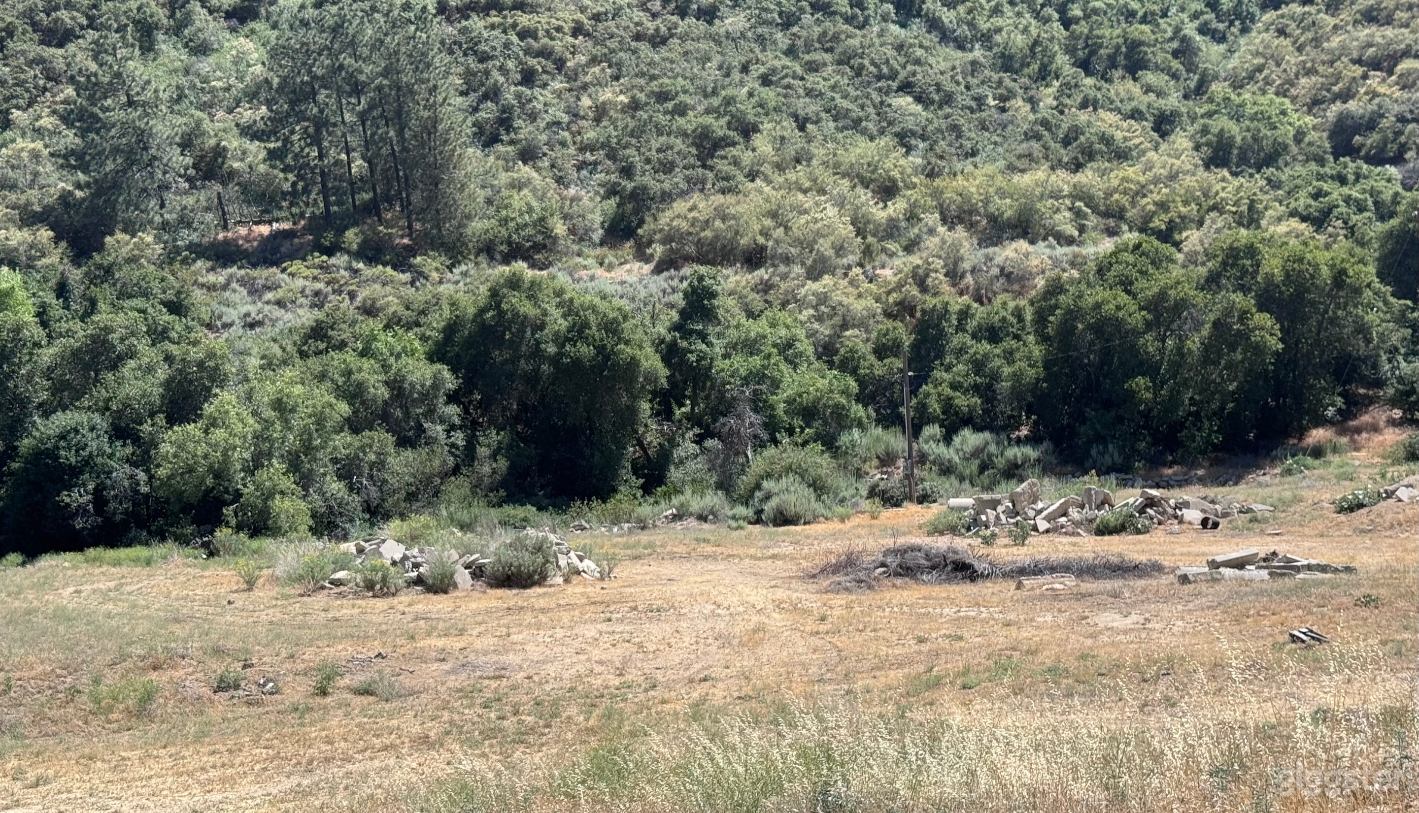 Apocalyptic Rubble Piles and Wood Pile - Southeast View