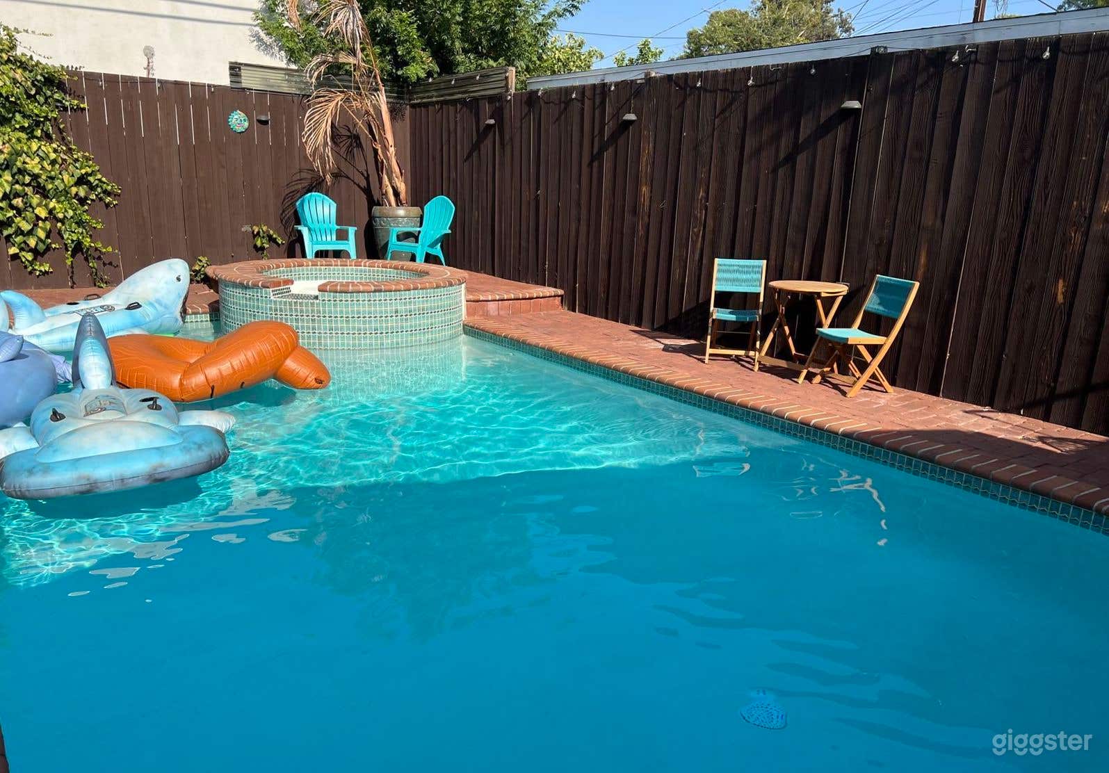 Pool in a Charming 1920s Mission Revival Bungalow Photo 2
