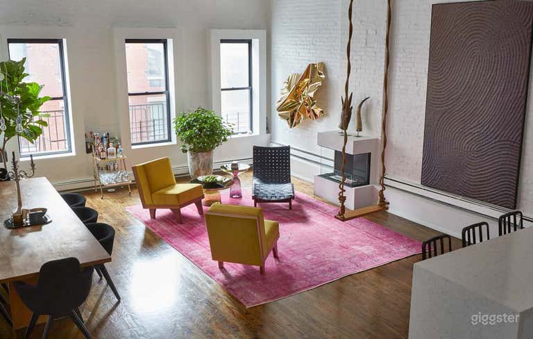  Dúplex penthouse colorido de 3800 pies cuadrados en Tribeca 