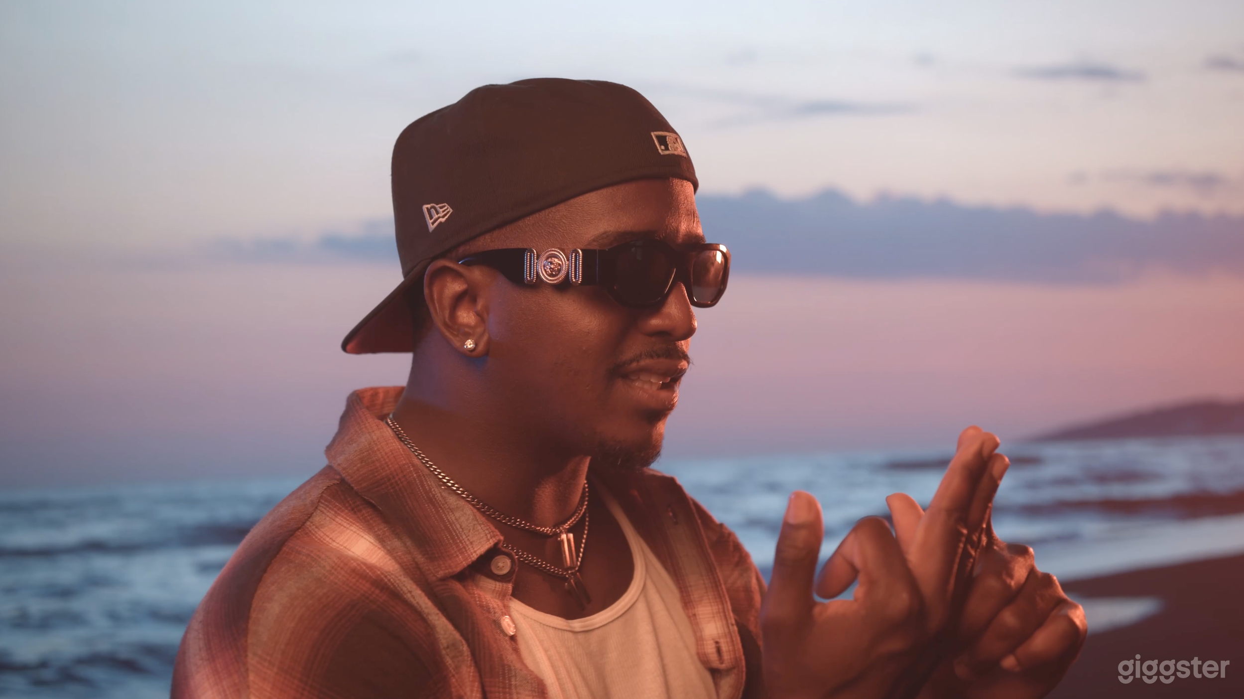 In Camera Results of LED Video Wall being used as a backdrop for a music video