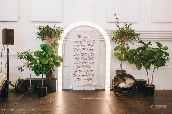 White Painted Brick Warehouse Venue Photo 2