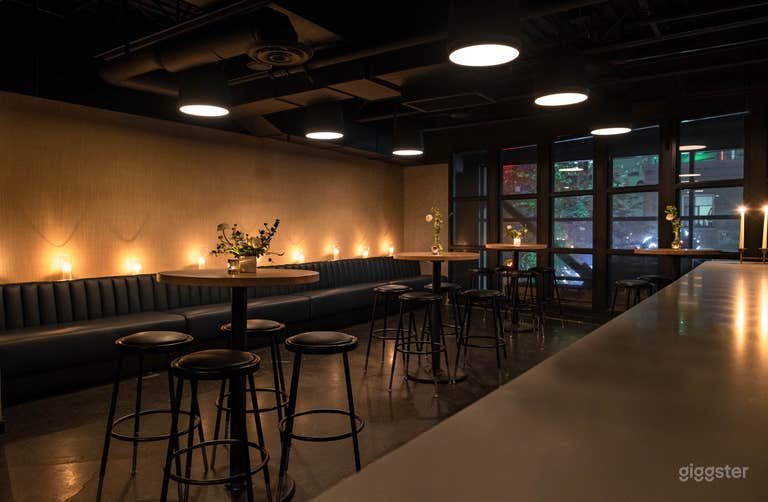  Semi-private area - The Hideaway, featuring floor-to-ceiling windows, a private bar and an intimate lounge. 