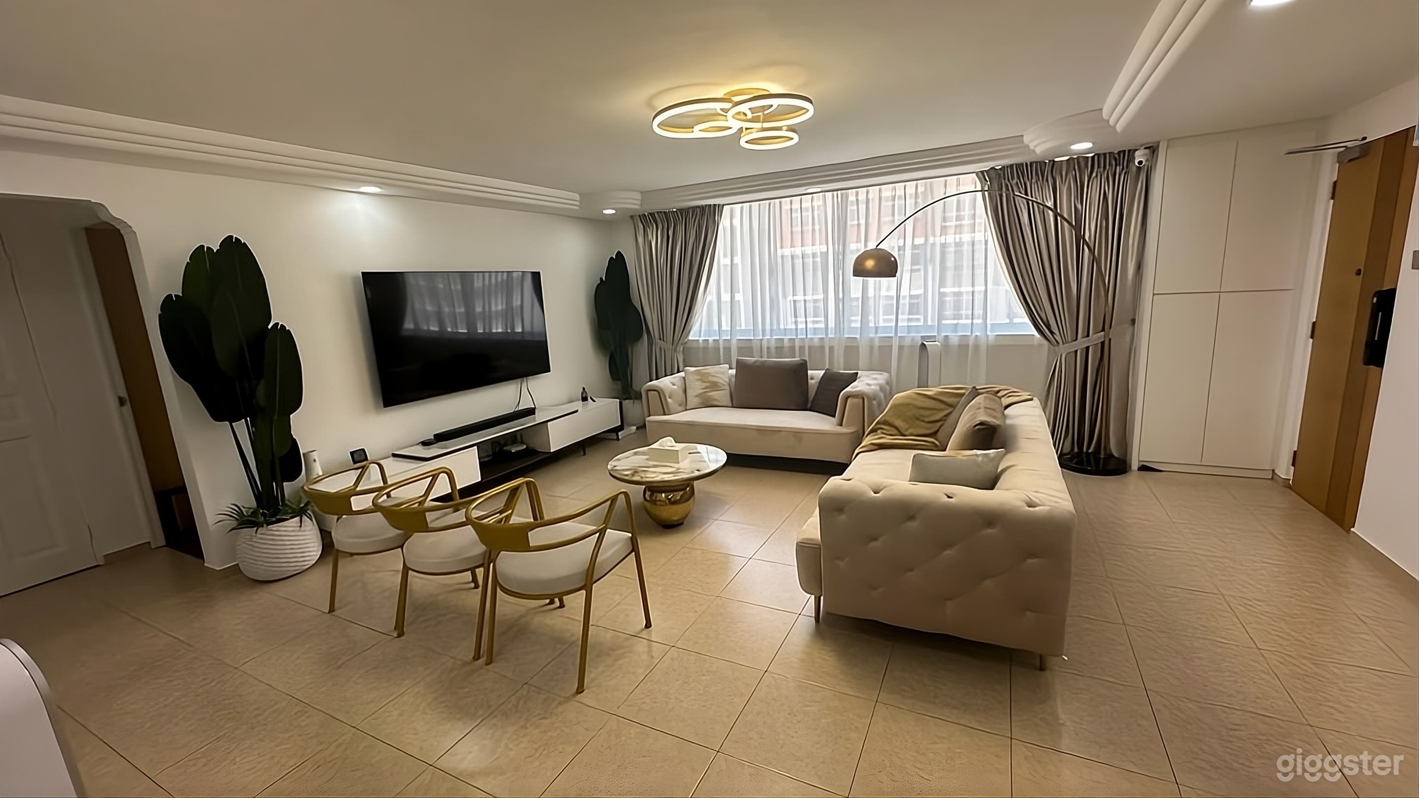 4 Room HDB (White and Gold Aesthetic) Photo 1