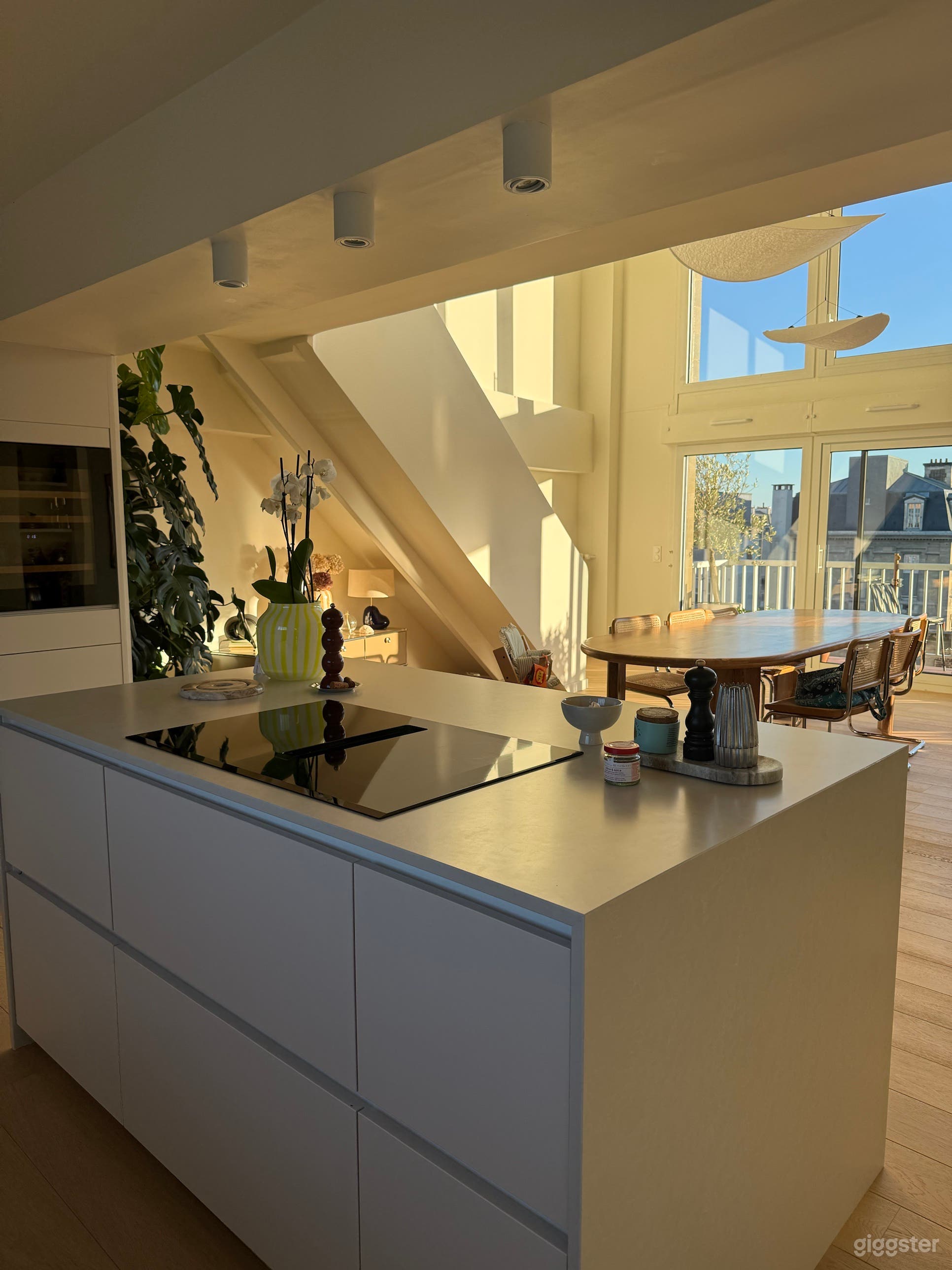 Photo de Loft d'architecte double hauteur, terrasse et vue 2