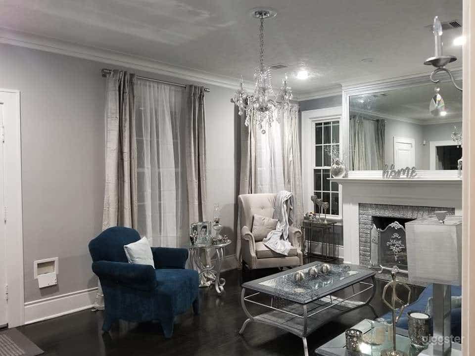 Silver French Style Living room 