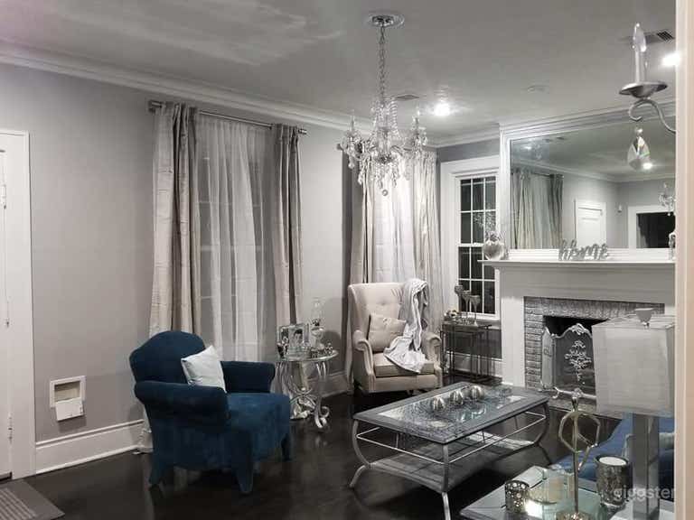  Silver French Style Living room  