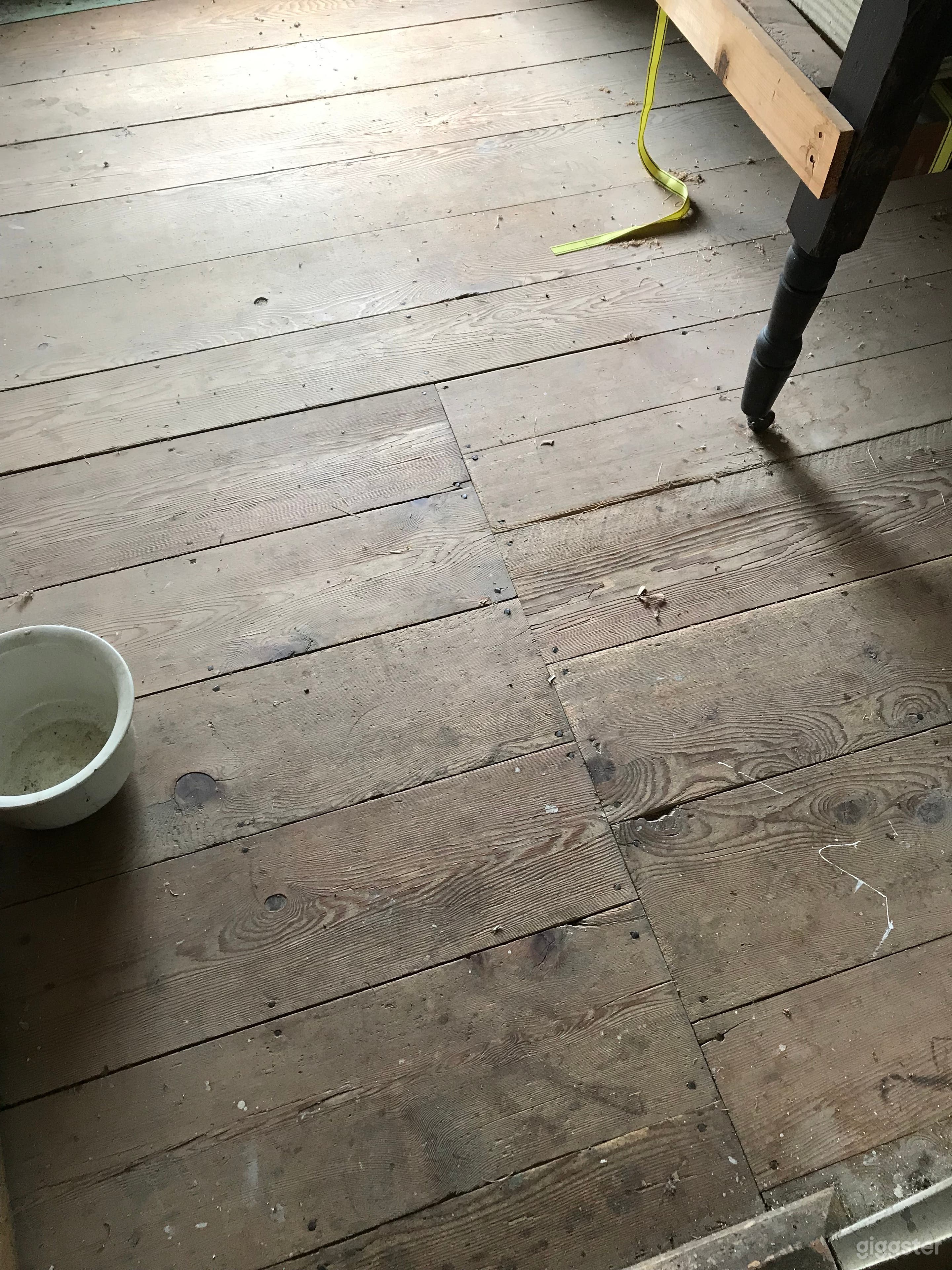 Original plank floors.