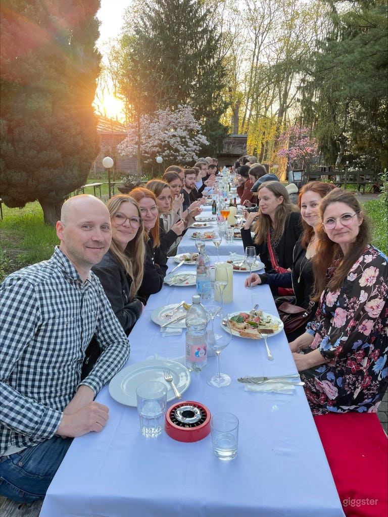  Kreativer Veranstaltungsraum mit Garten im Treptower Park (geheim) 