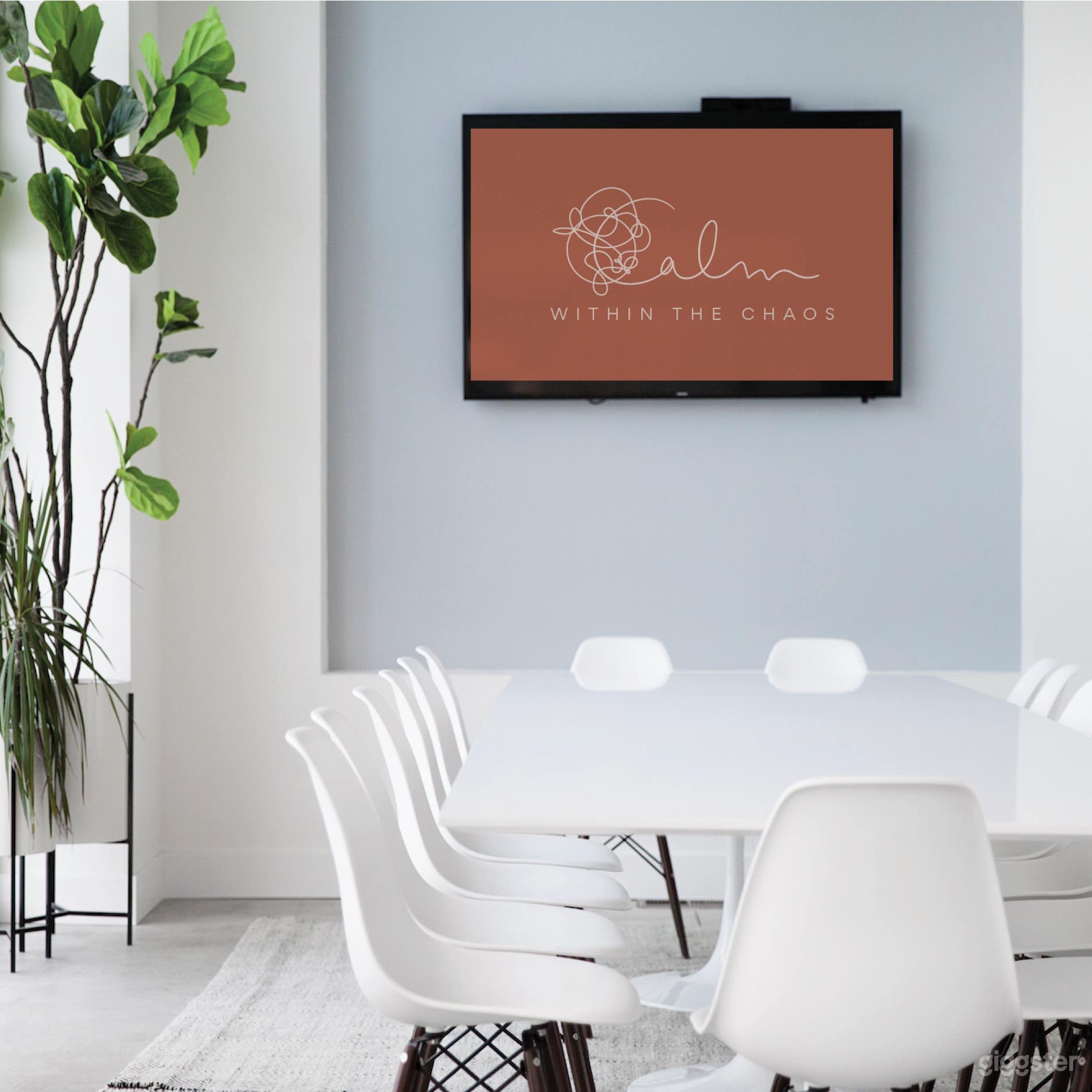 Conference Room with Presenation