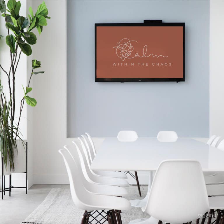  Conference Room with Presenation 