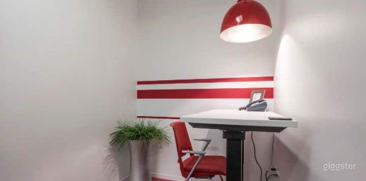 Focus/Phone Room with Adjustable Standing Desk in Chicago Photo 1