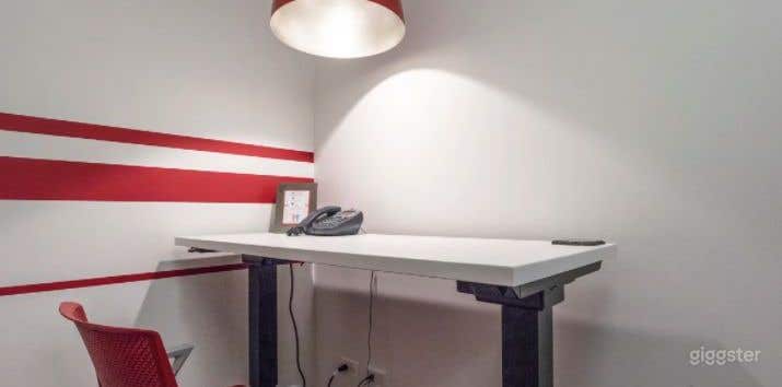  Focus/Phone Room with Adjustable Standing Desk in Chicago 