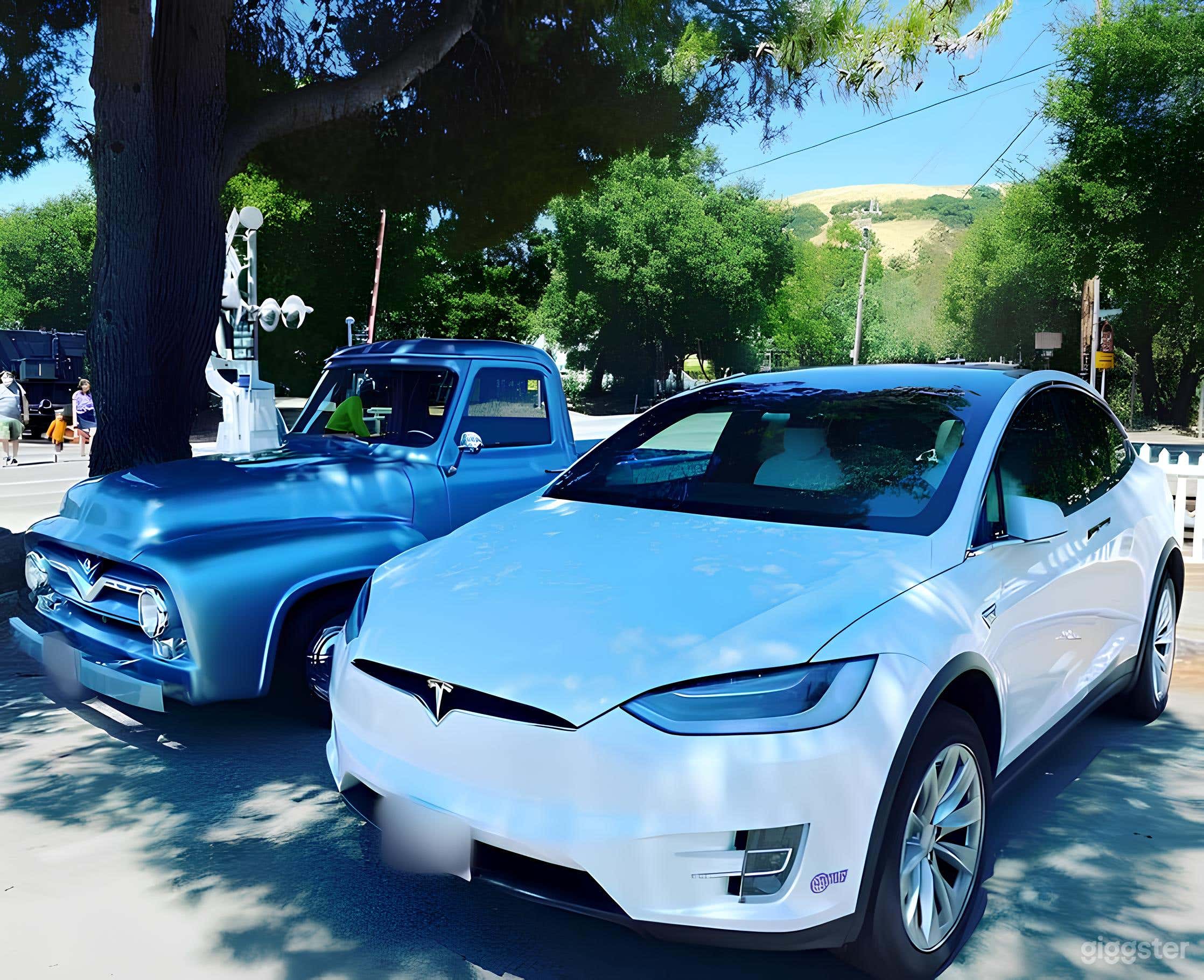 All-White Tesla Model X  Photo 3
