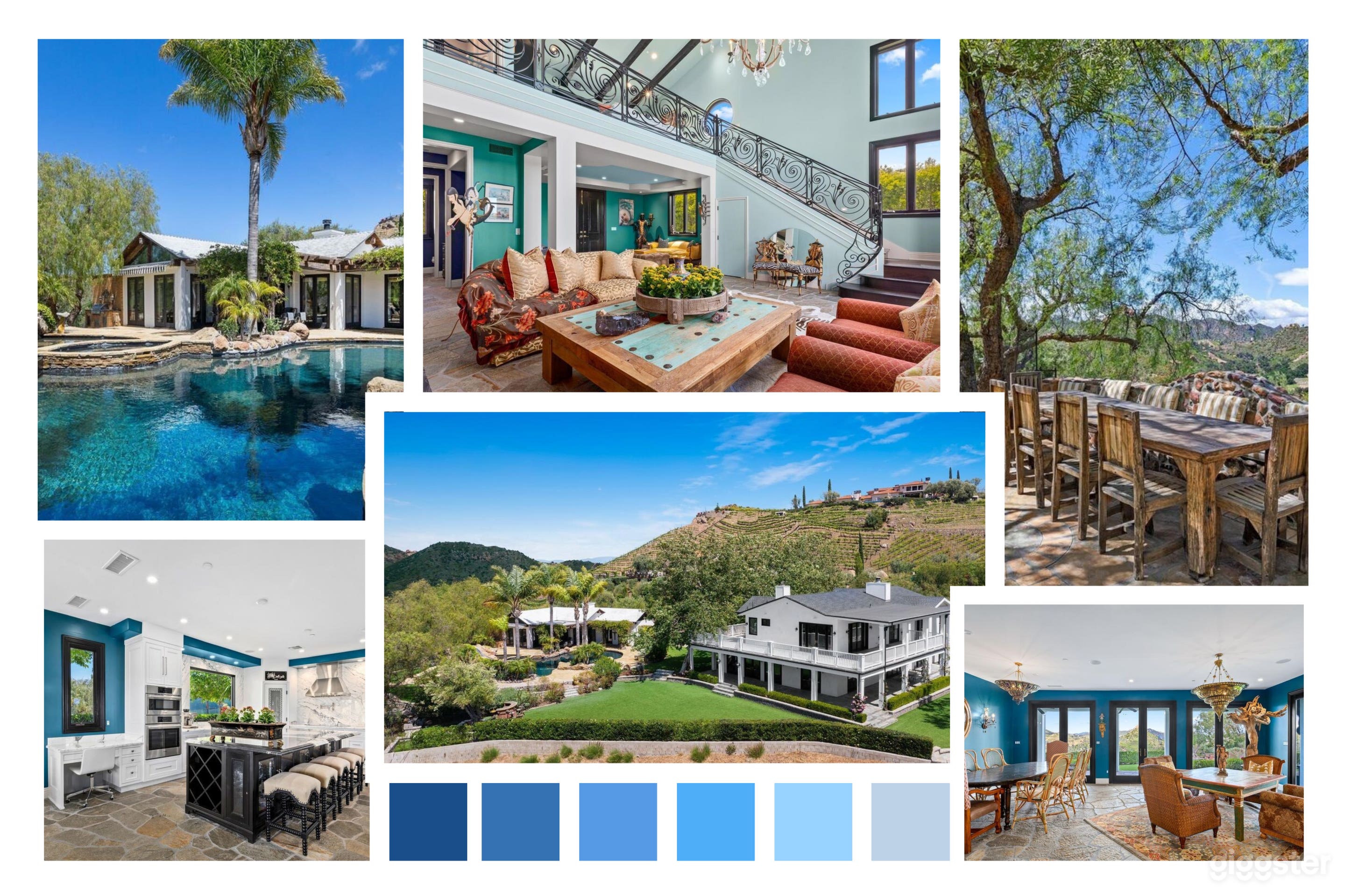 VIVID RANCH ESTATE: POOL, MOUNTAINS &amp; ARTFUL COLOR Photo 1
