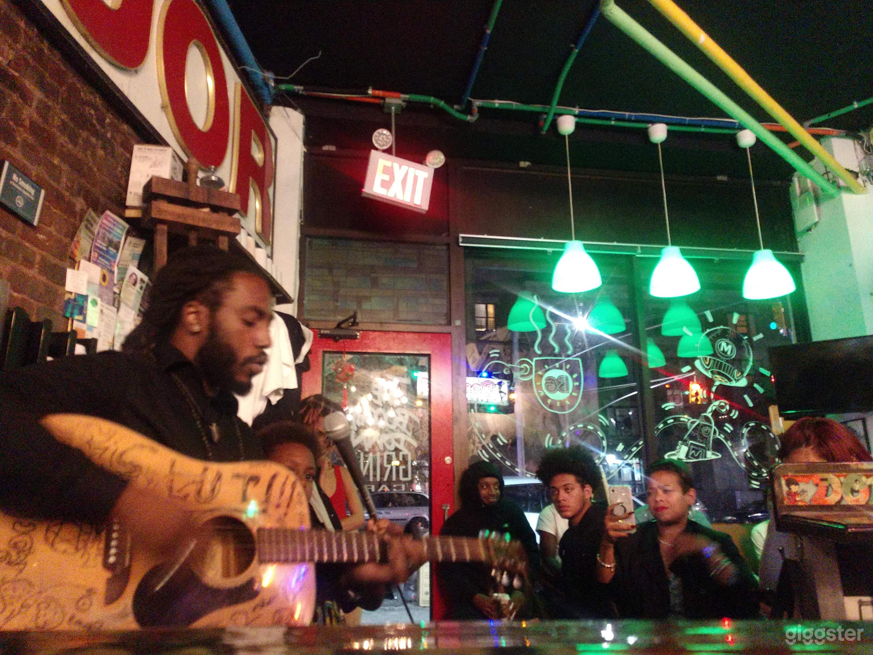 We have a PA system with 2 big speaker, mixer, 2 mics, and wall mounted TV monitor