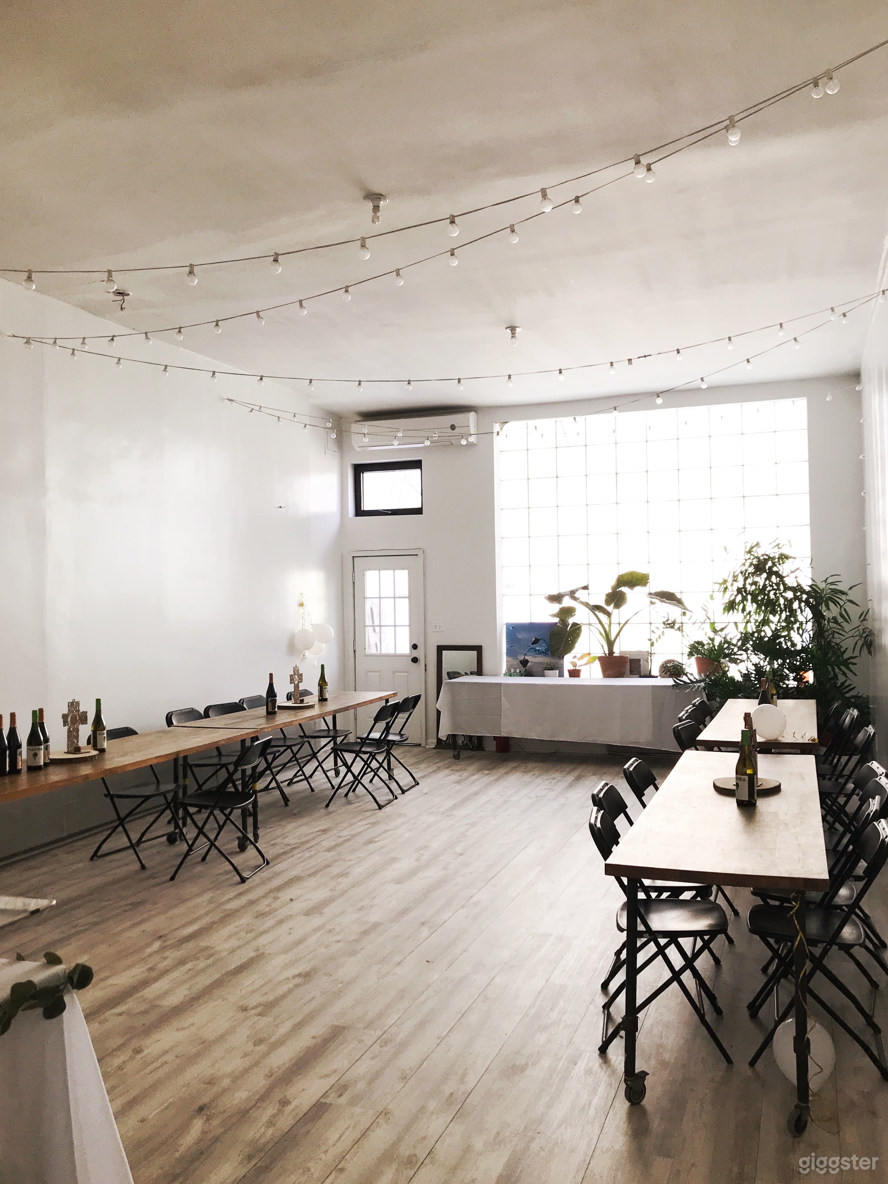 Back room with seatings. 