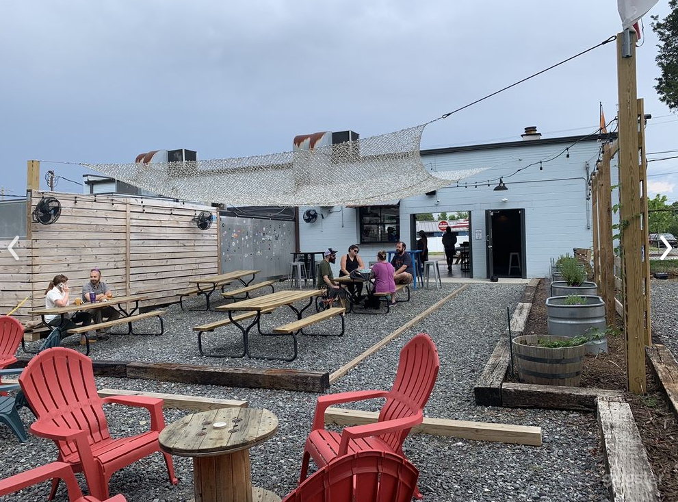 Perfect Patio with Picnic Tables Photo 1