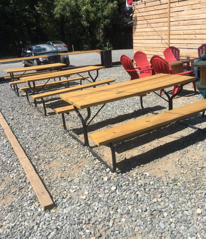  Perfect Patio with Picnic Tables 