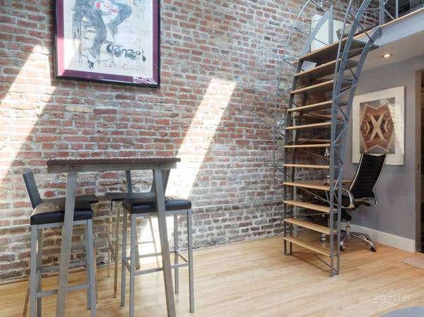  Cooles urbanes modernes kompaktes Loft für Shootings 