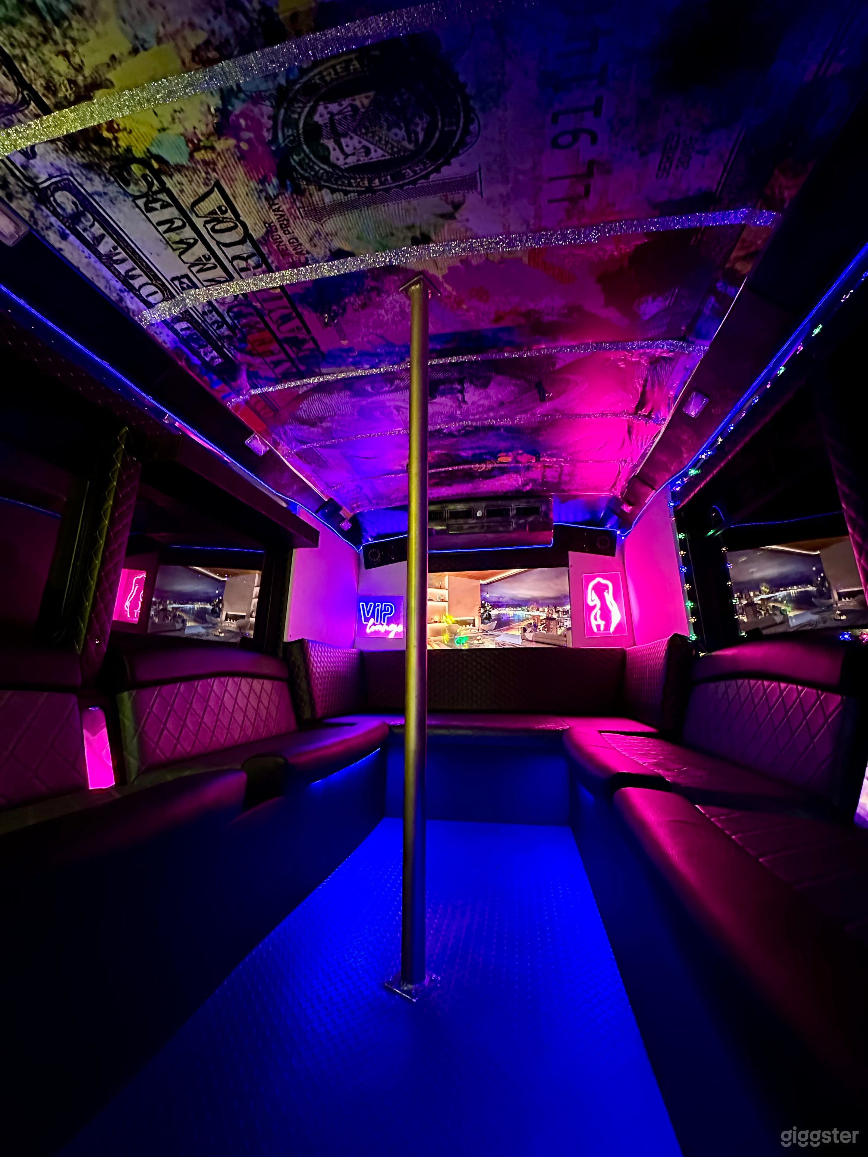Party Bus with Neon Lighting Photo 3