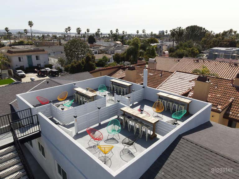  1500 sq ft Roof Deck perfect for any event 