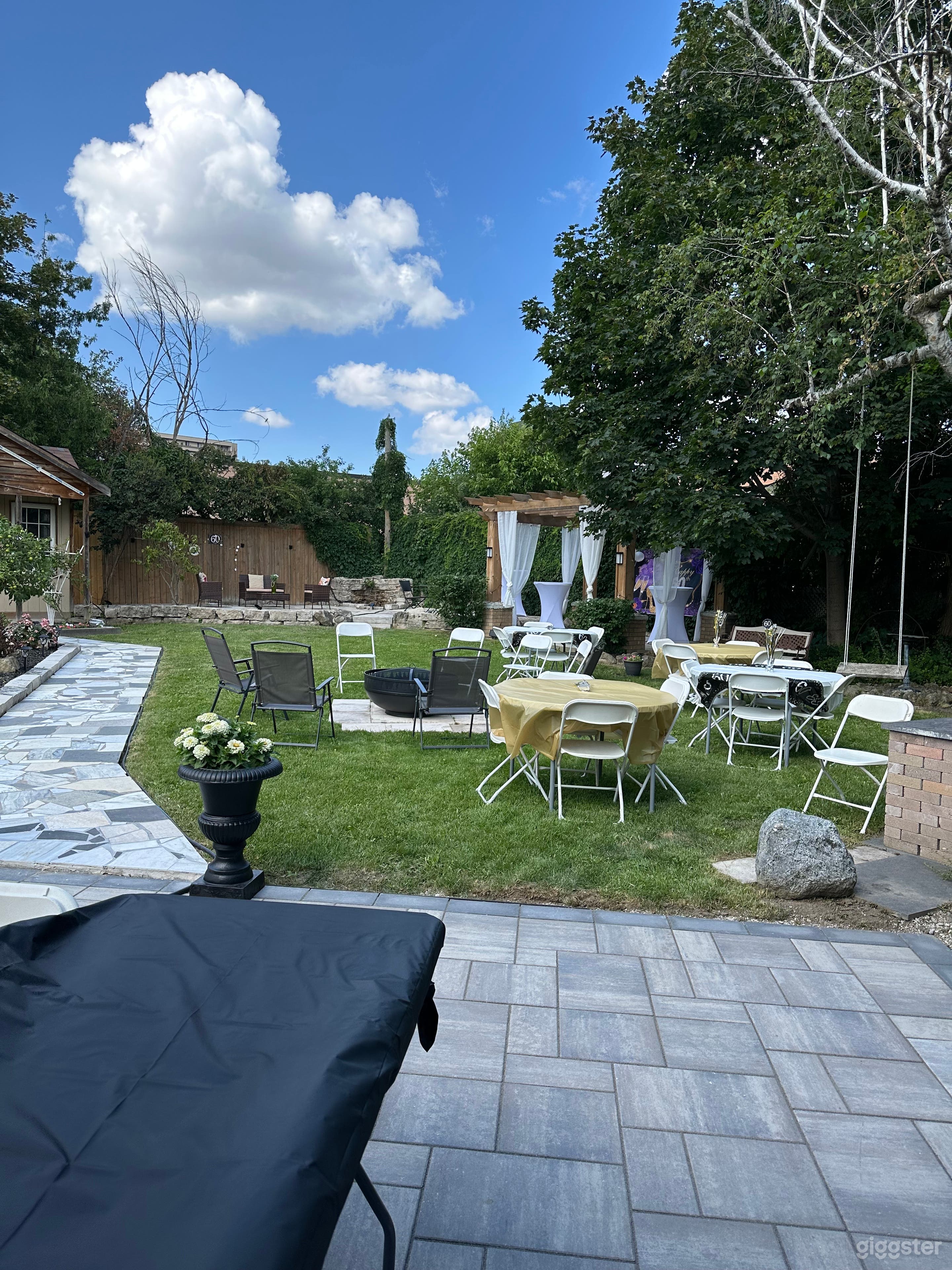 Backyard view
