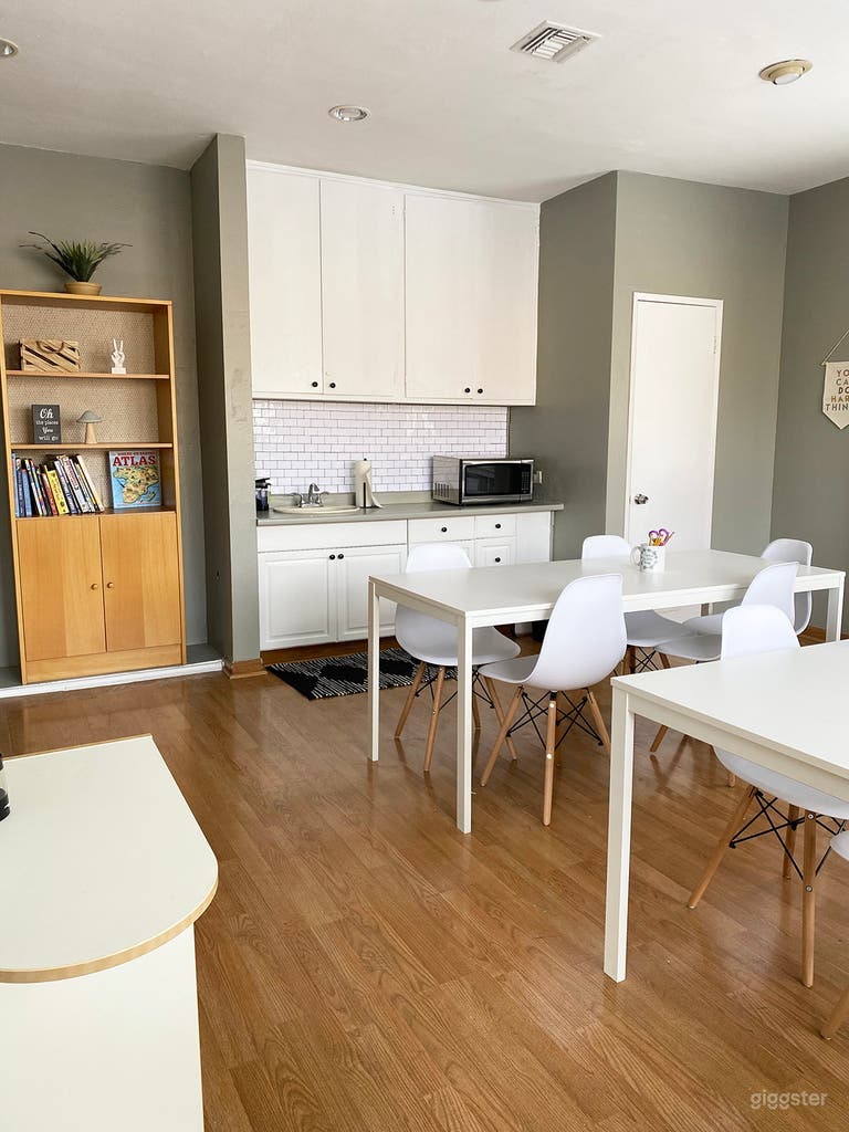  Classroom / Creative Office Space, Room 2 view with sink  