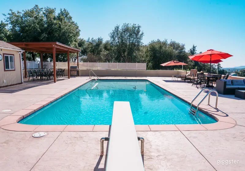 Mountain-View Pool Escape at a French-Inspired Estate Photo 4