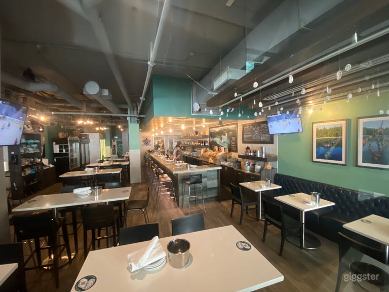  Modern Ocean Theme Restaurant/Bar 