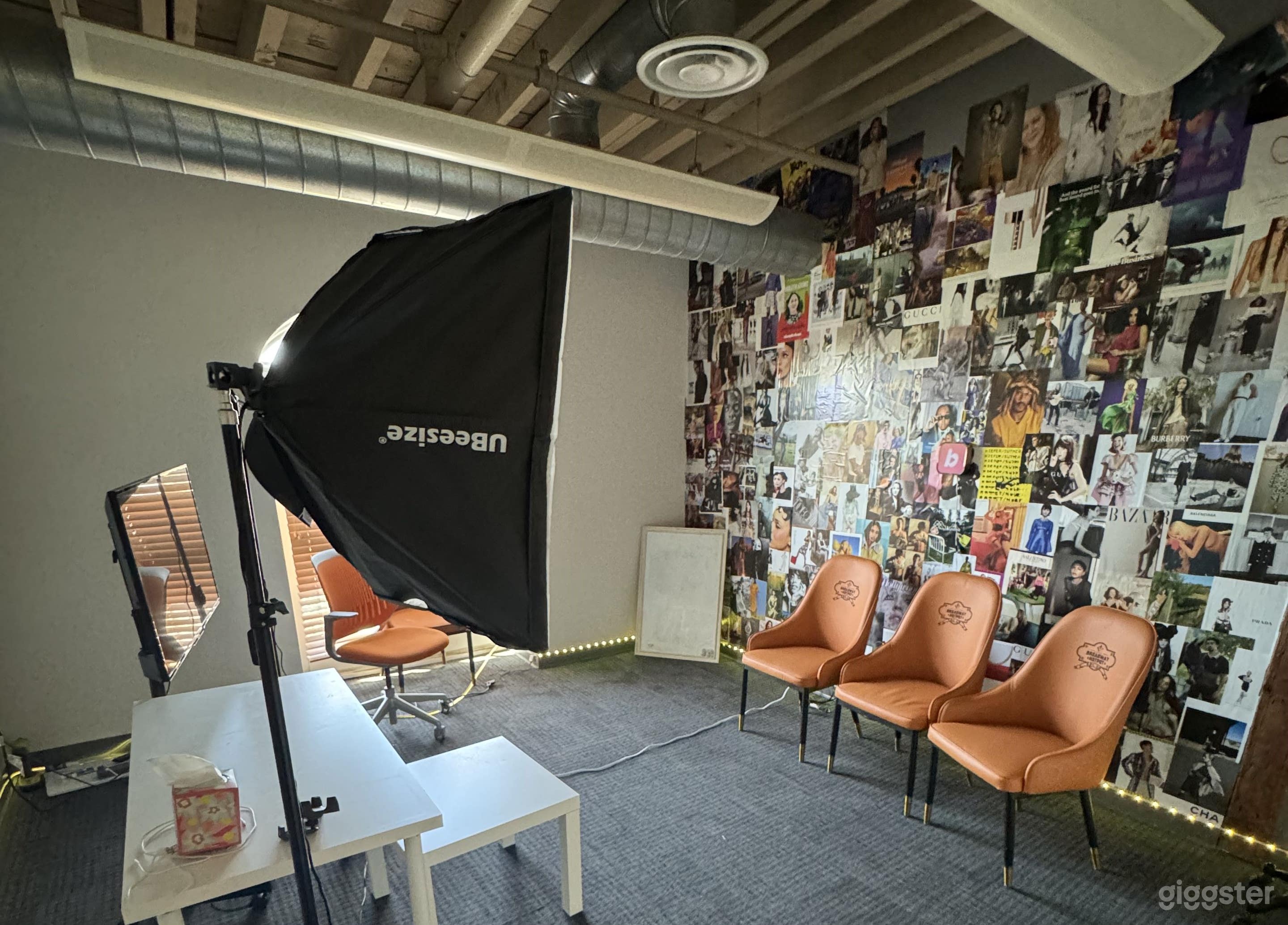 Versatile Creative Studio with Magazine Wall & Balcony Light Photo 1