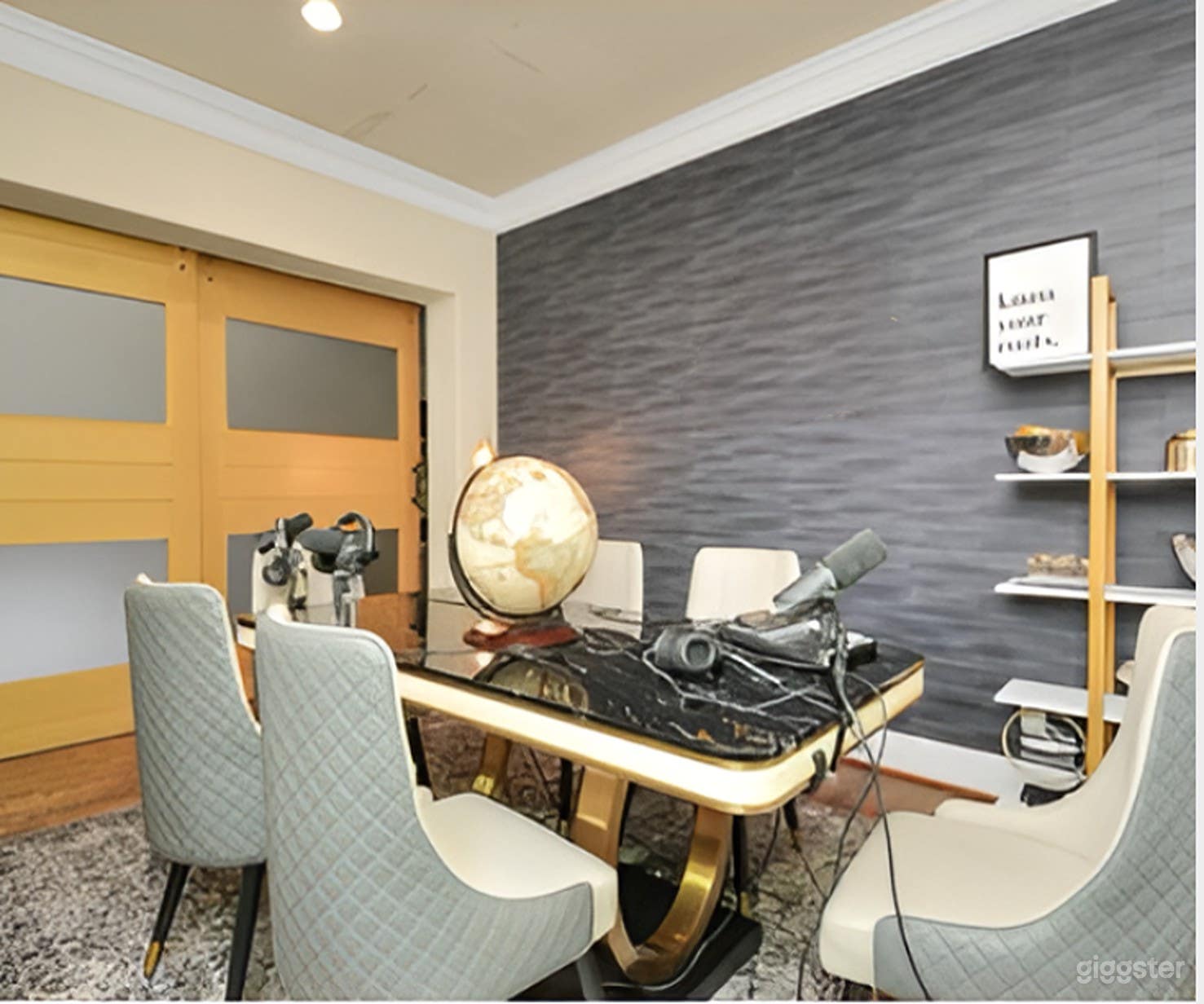 Private Podcast Recording Studio — Stylish Interior Photo 3