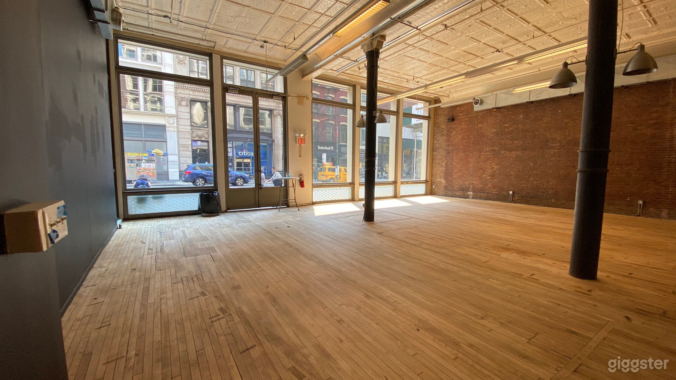 50 feet of store frontage on Broadway with lots of foot traffic. 