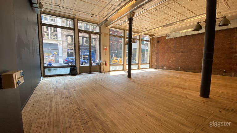  50 feet of store frontage on Broadway with lots of foot traffic.  