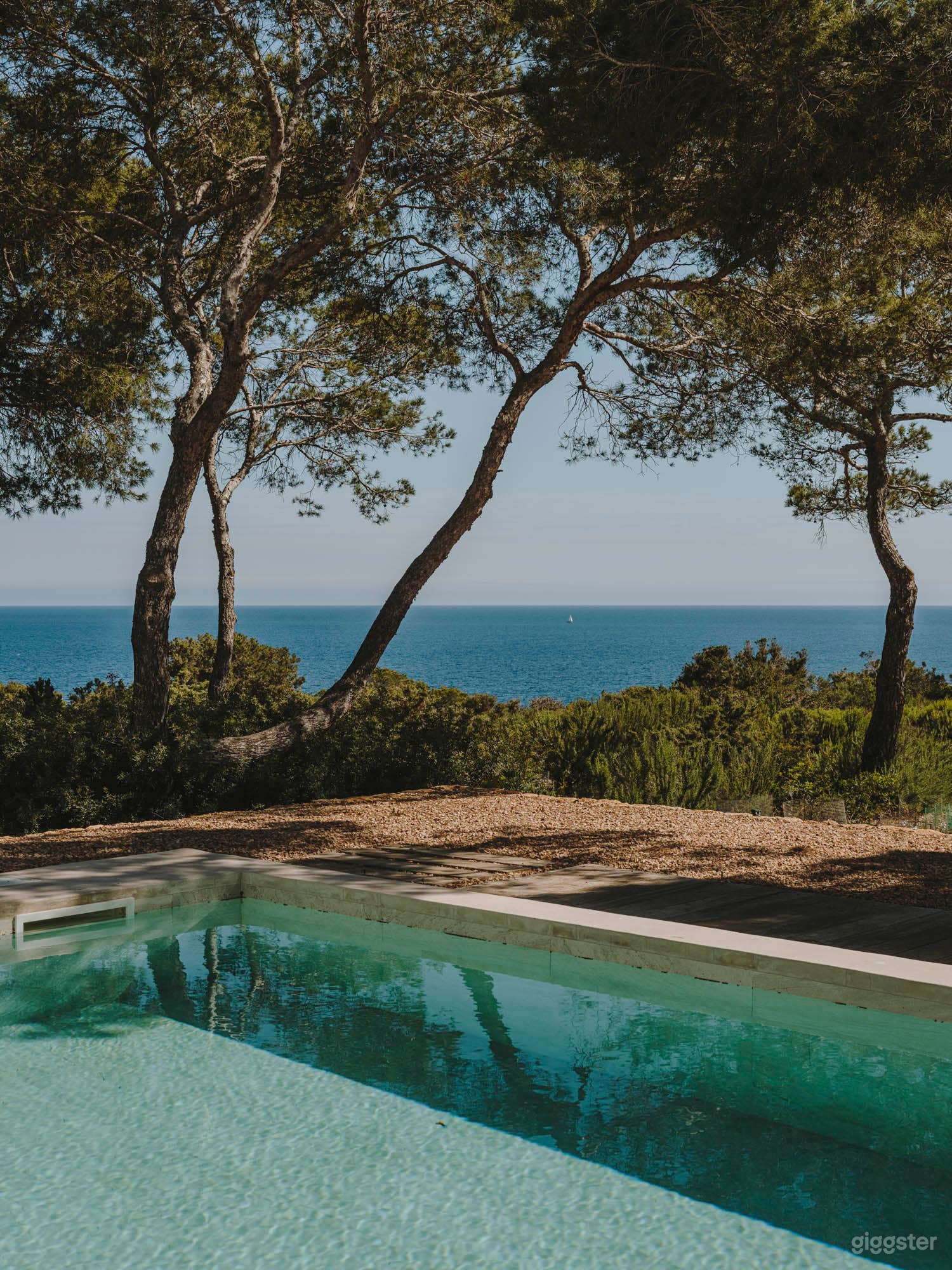 Sea view form the pool