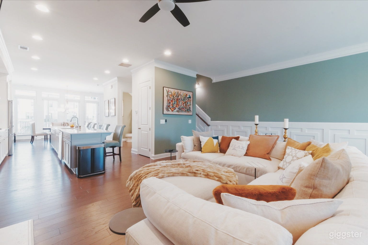 Modern Brownstone Townhome Natural Light Photo 1