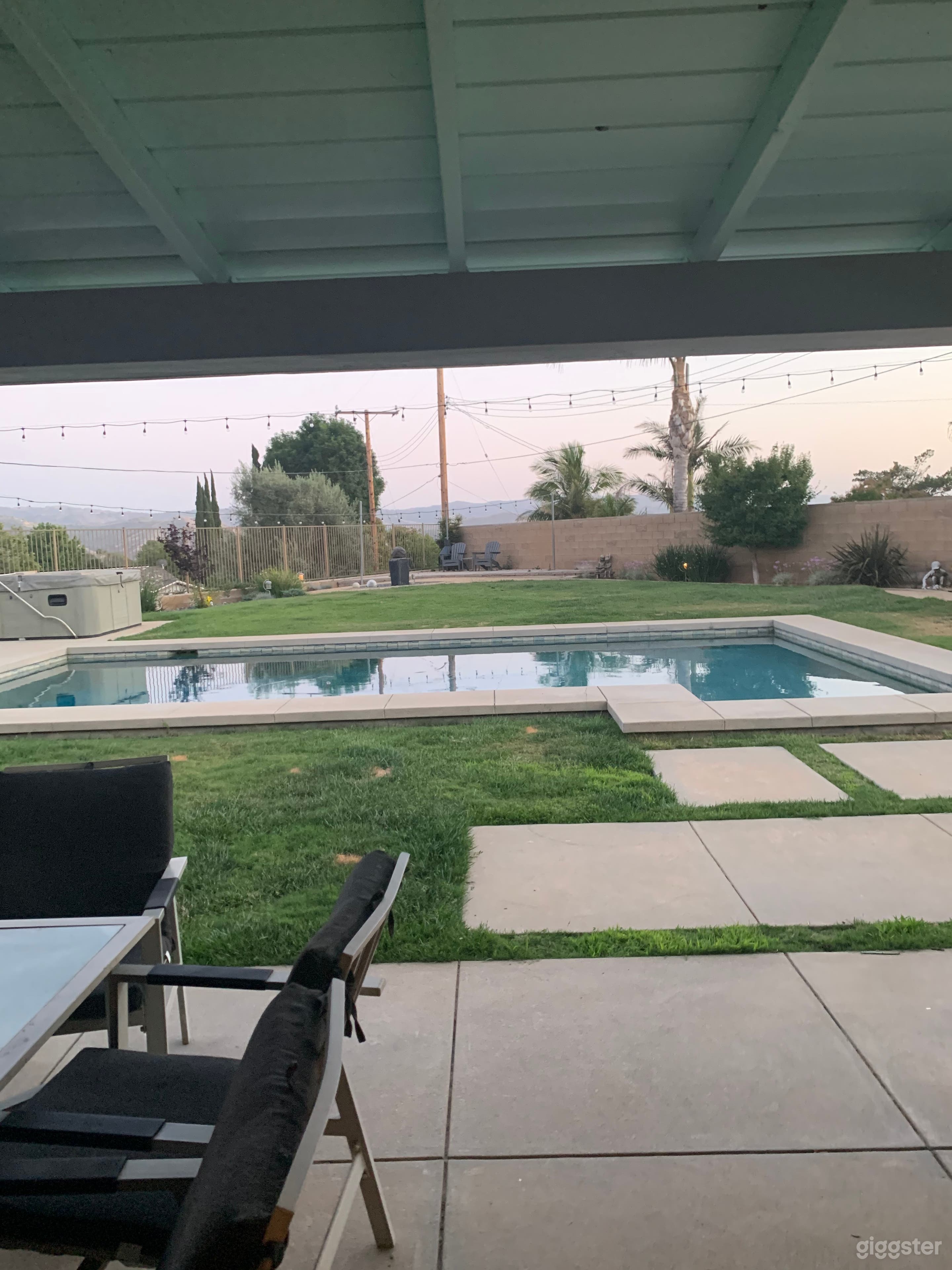 Pool backyard 