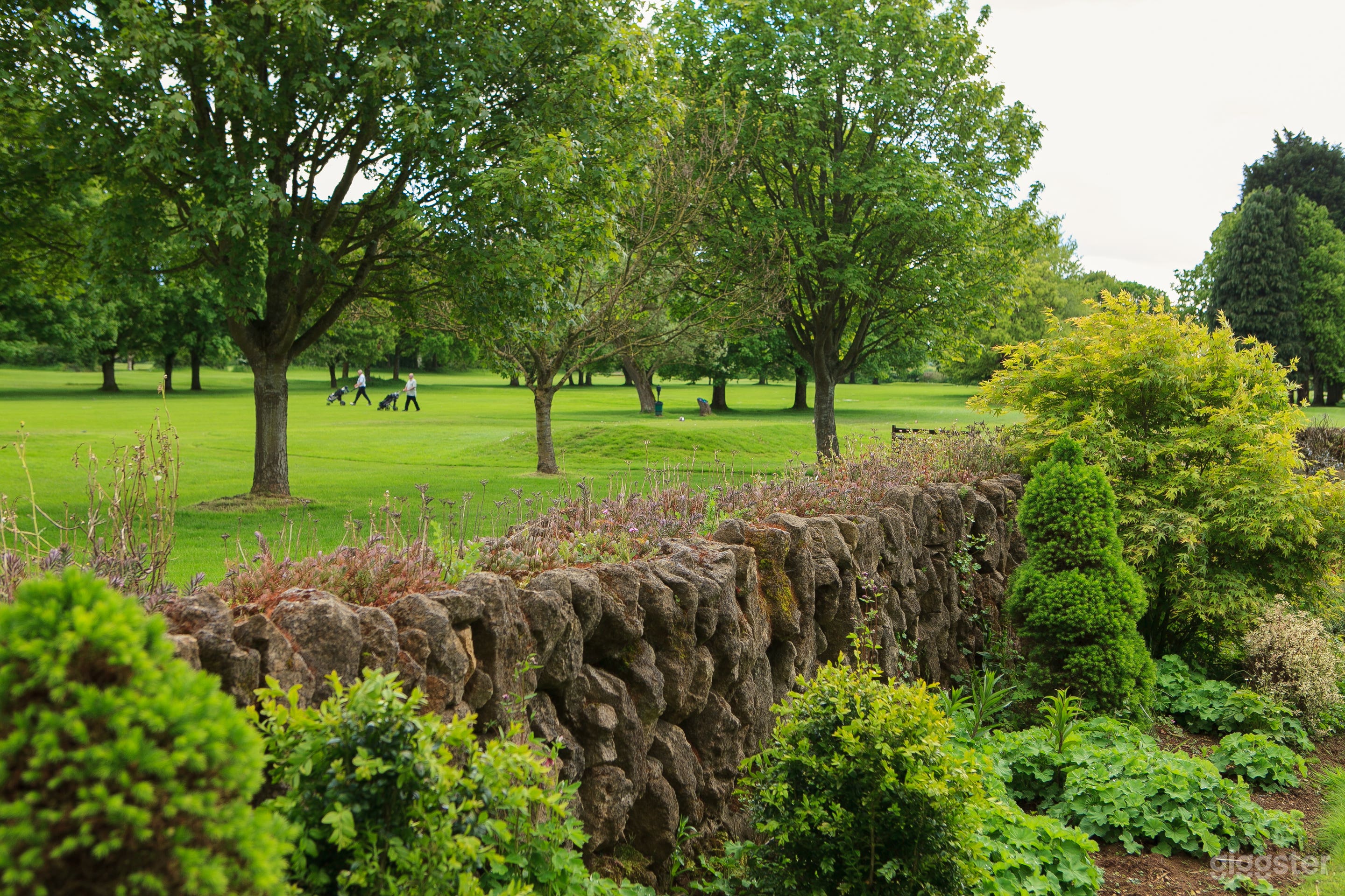 Garden view towards the 1st tee