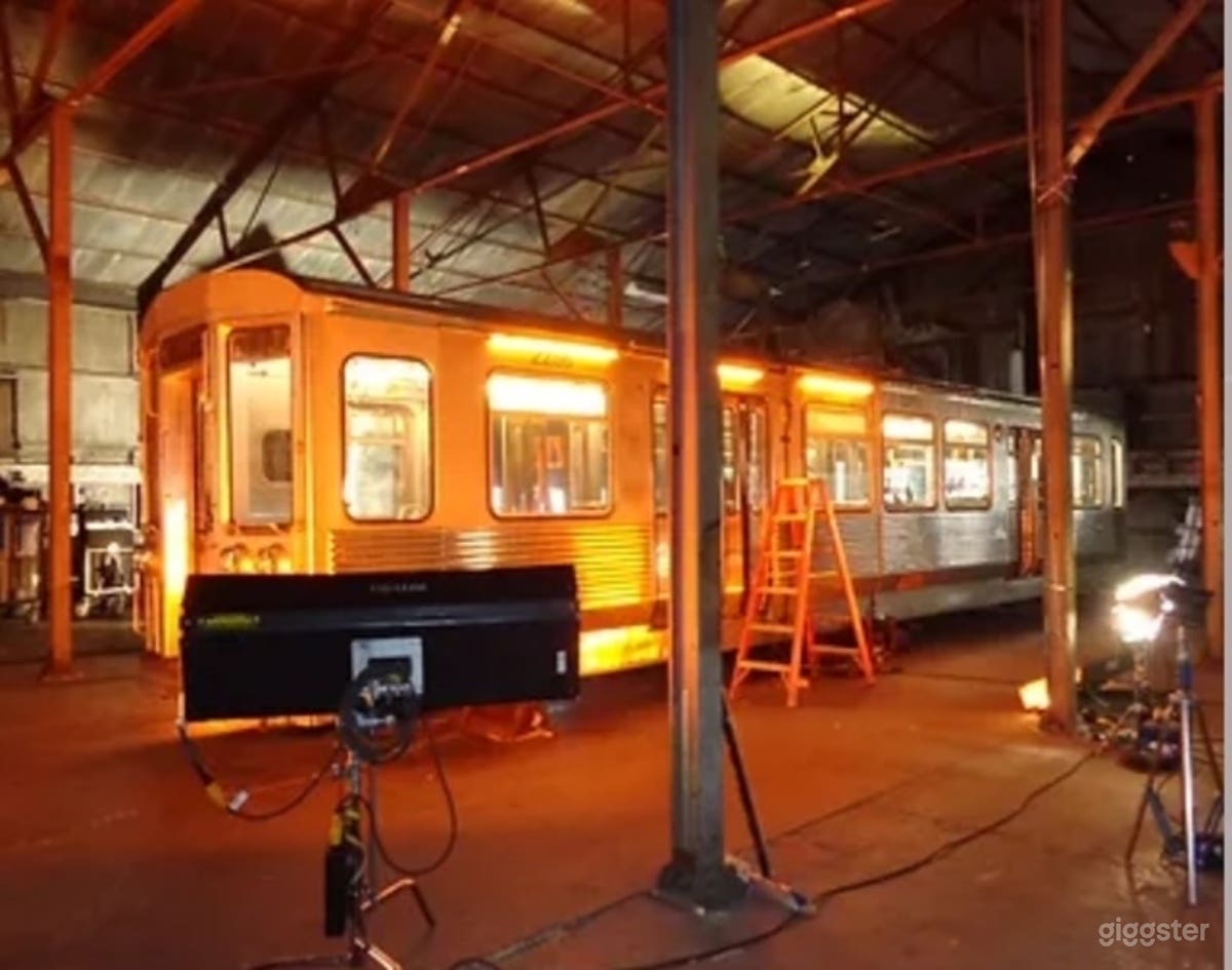 Subway Train Cars and Conductors Booth Photo 1