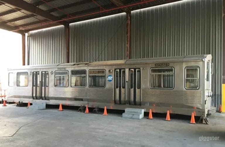  Subway Train Cars and Conductors Booth 