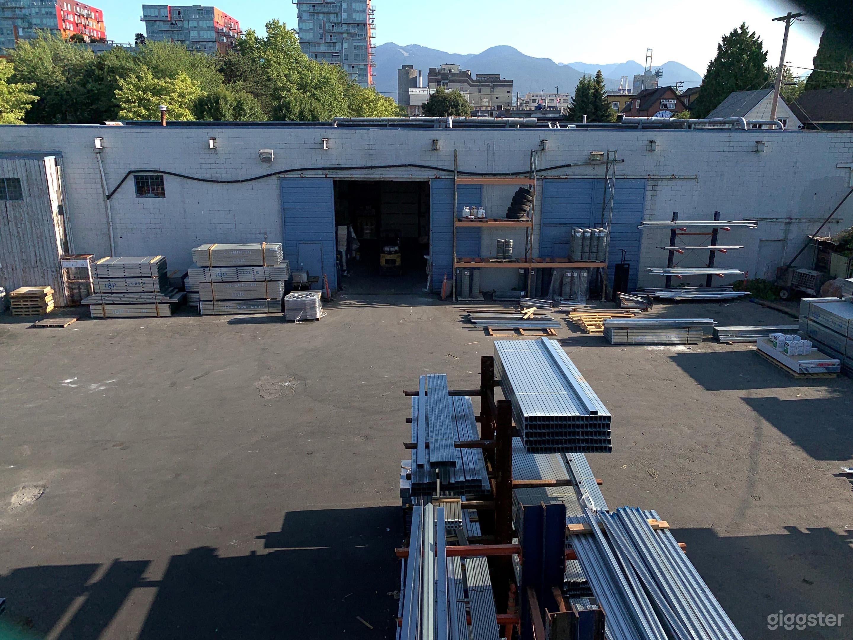 Modern Industrial Warehouse with Office & Fenced Yard Photo 1