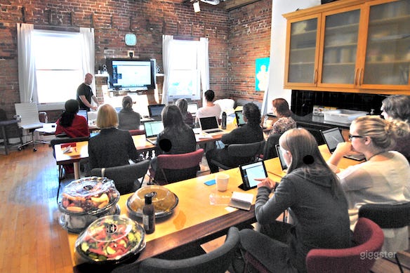  Setup for training class 