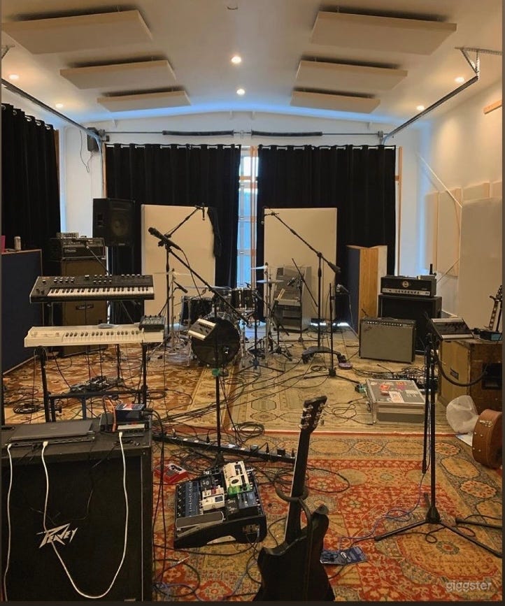 black out curtains available.