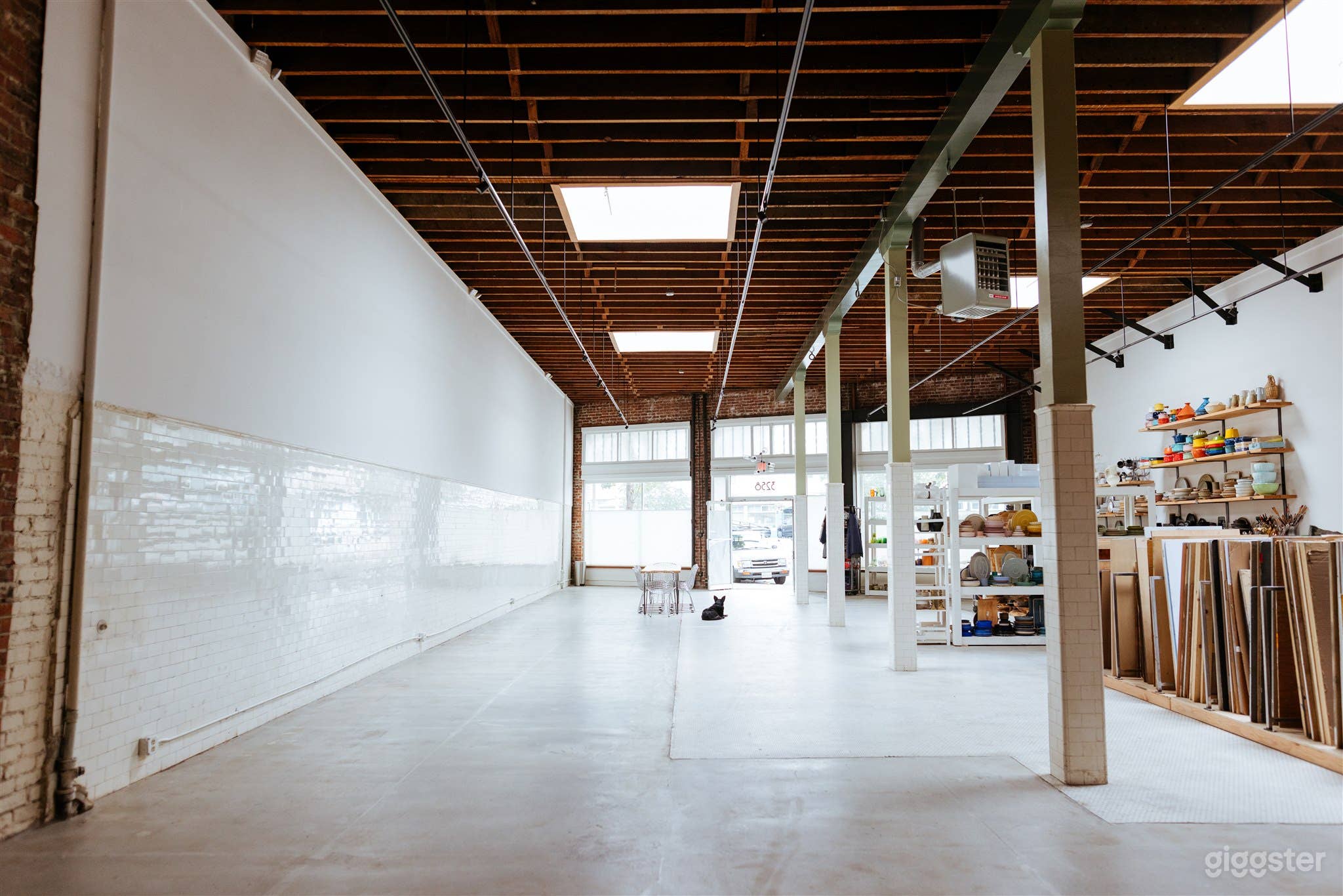 view from the kitchen to the front door